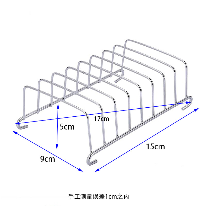 QD4D空气炸锅吐司架烤面包架烤面包片架烤架不锈钢架碗碟架多功能