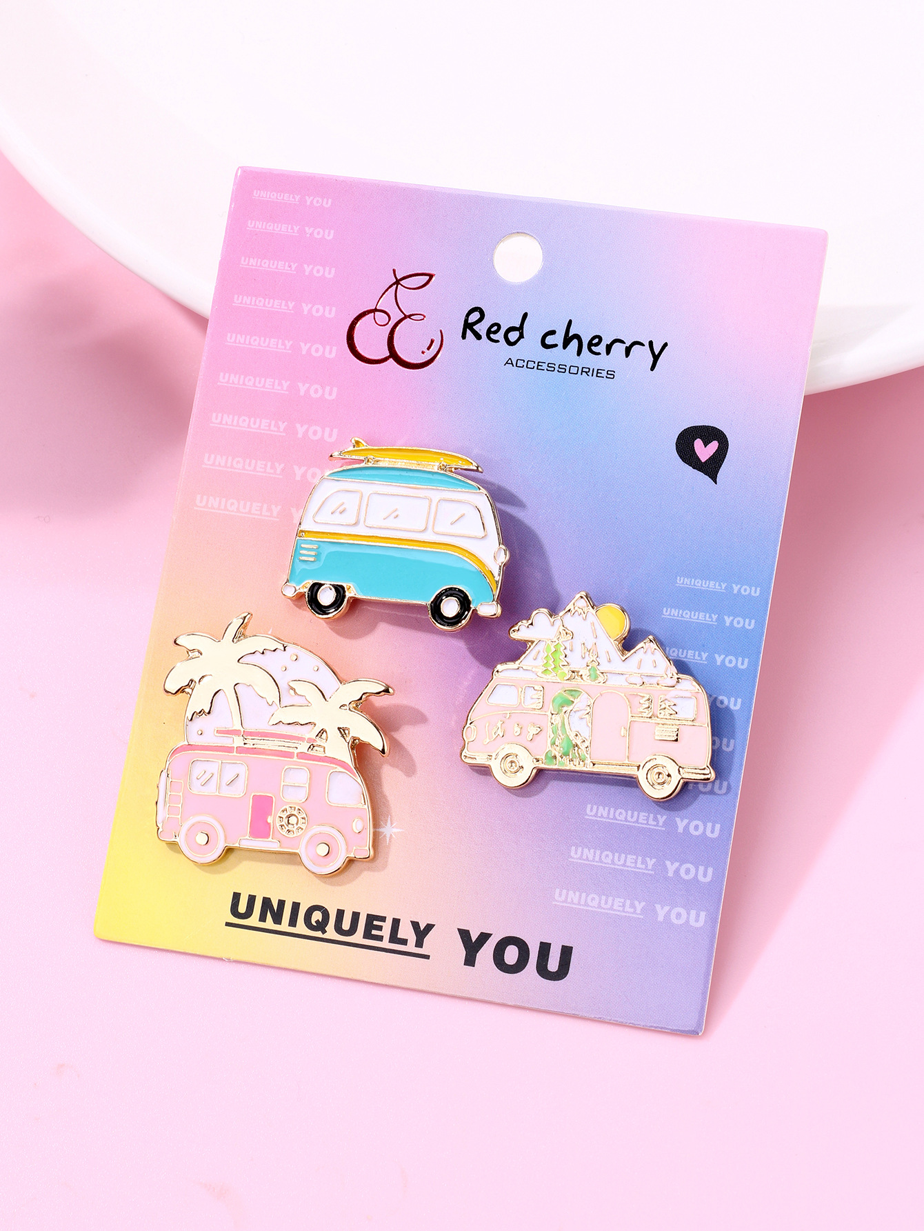20g Weight Brooches Classification Holiday, Daily Occasion Alloy Material Tree, Planet Pattern All Seasons Season Unisex Gender Enamel Design Cute, Modern Style Style Cute Modern Style Pin Tree Planet Alloy Enamel Unisex Brooches 6