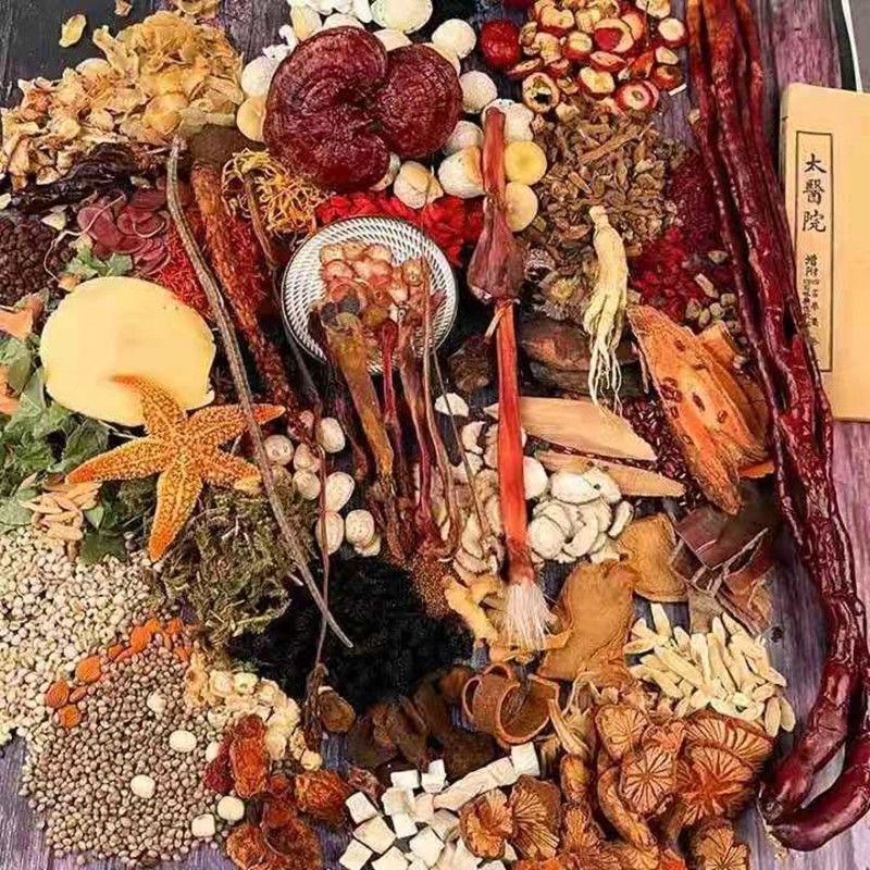 Ten Herb Tonic Wine Blend Shi Quan Pao Jiu Liao Herbal Infusion Mix for Traditional Soaking in use