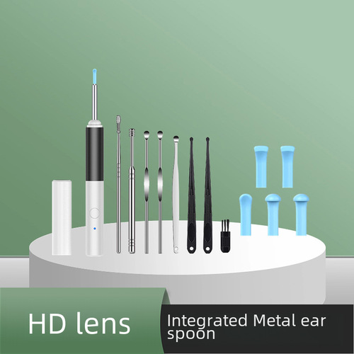 Factory Direct Sale of New Cross-border Visible Ear Spatula, Guangdong Manufacturer of Visible Ear Scoop Sets