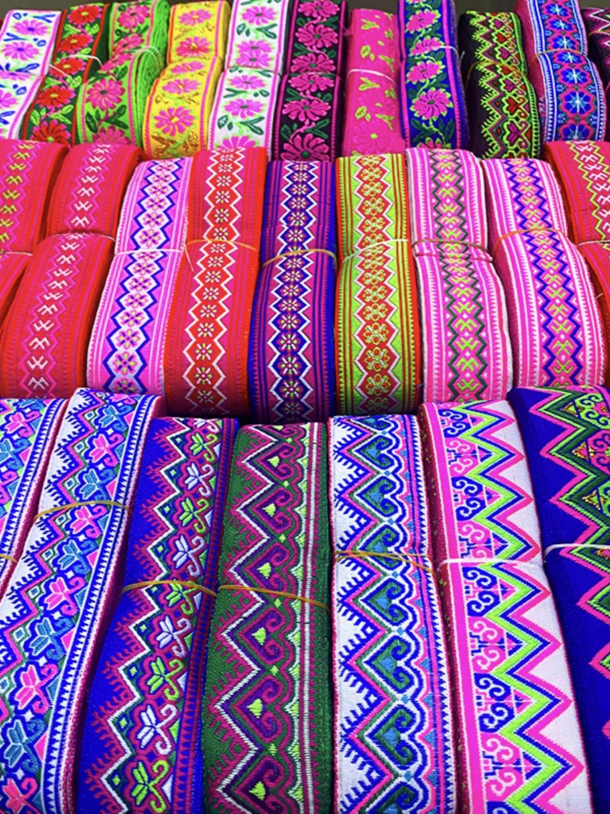 Nuevo estilo de 3,3 cm encaje étnico Miao ropa de la minoría étnica falda accesorios decorativos encaje correas accesorios