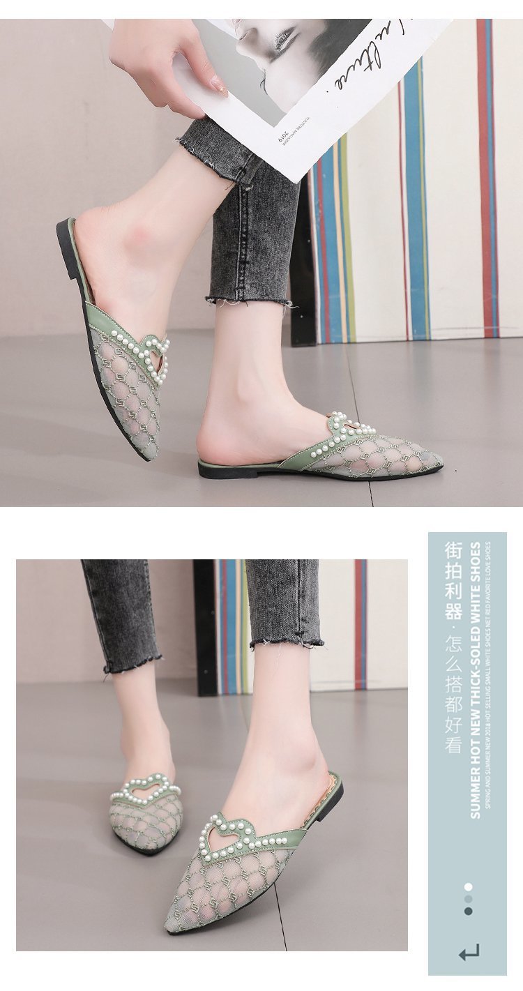 Summer Low Heel Flat Bottom Sandals NSZSC58138