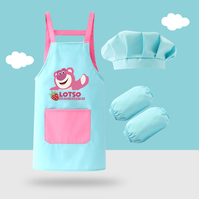 De los niños delantal impermeable cocina niños y niñas bebé comiendo pintura overall kindergarten arte Babero con capucha ropa protectora