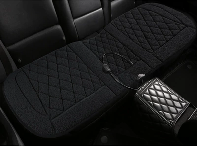 Seat Cushion Usb5V Winter Simple – Seat cushion, seat cover - rear-row-12v-mysterious-black