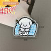 Co -branded authorized Cute Cartoon Puppy Acrylic Terrier Girl Signing Piping Clamp Student Mini PP Folder Wholesale