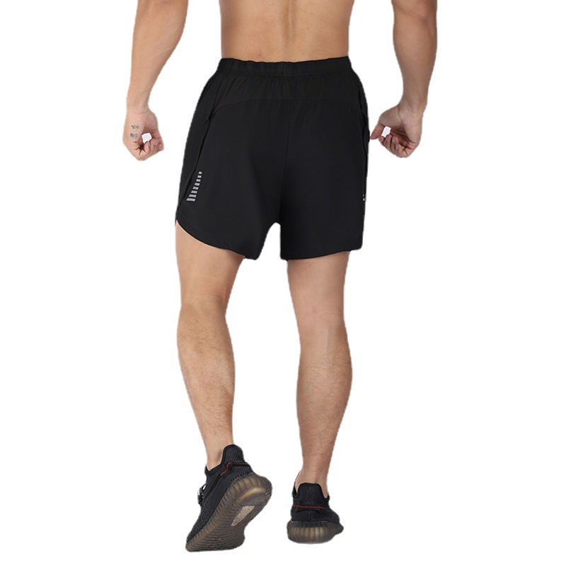 2020 pantalones cortos deportivos de verano para hombres transpirables de secado rápido sueltos más tamaño quinto pantalones correr fitness tejido pantalones de entrenamiento