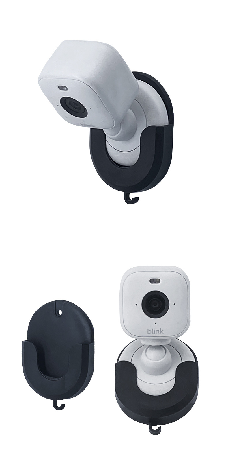 Adjustable Outdoor Wall Mount Bracket for Blink Outdoor 4 Camera - No Drilling Required Surveillance Mounting Hook
