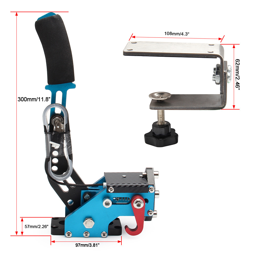 Pc deriva freno de mano carreras de vapor juego de freno de mano USB analógico juego de alambre de mano de bienvenida visita de campo