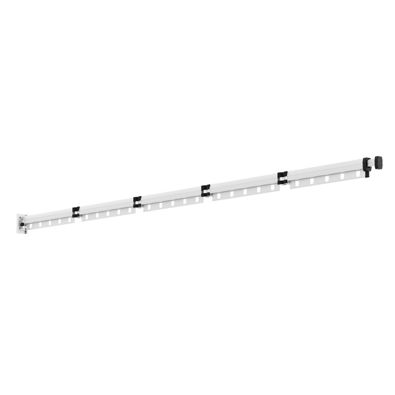 Tendedero plegable para balcón, percha con ventosa sin perforaciones, ventana para el hogar, barra de ropa fría, barra de ropa telescópica invisible, artefacto