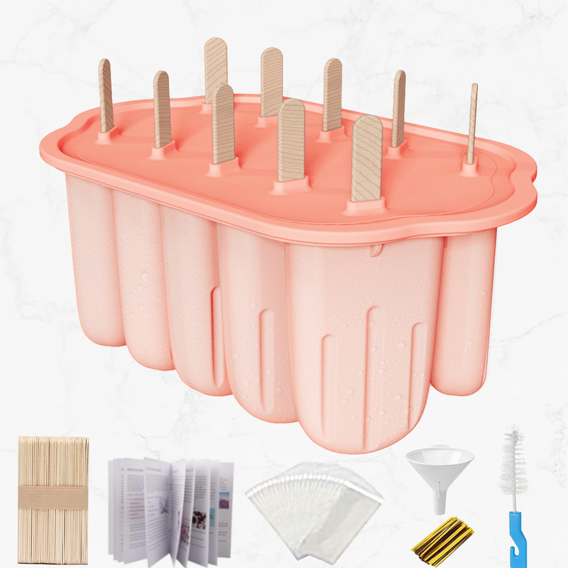Amazon の人気の自家製アイスクリーム型アイスキャンデー夏の家庭用食品グレードのシリコーンアイスクリーム型卸売|undefined