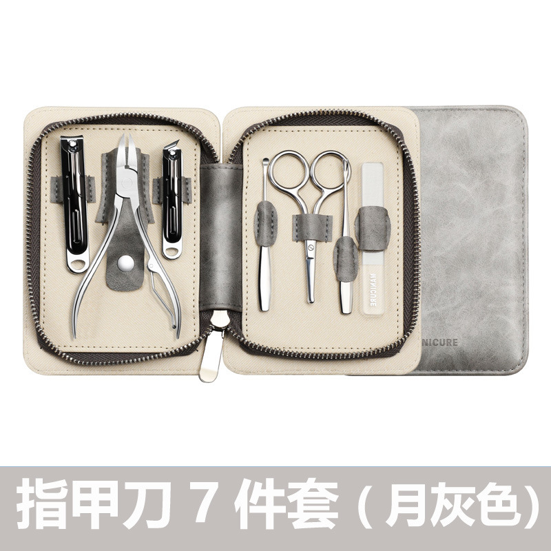 Set de 7 piezas de lujo gris lunar