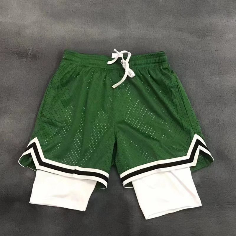 Pantalones cortos transfronterizos pantalones sueltos de cinco puntos de verano para hombres entrenamiento deportivo pantalones cortos de baloncesto chaleco pantalones de fitness para hombres al por mayor