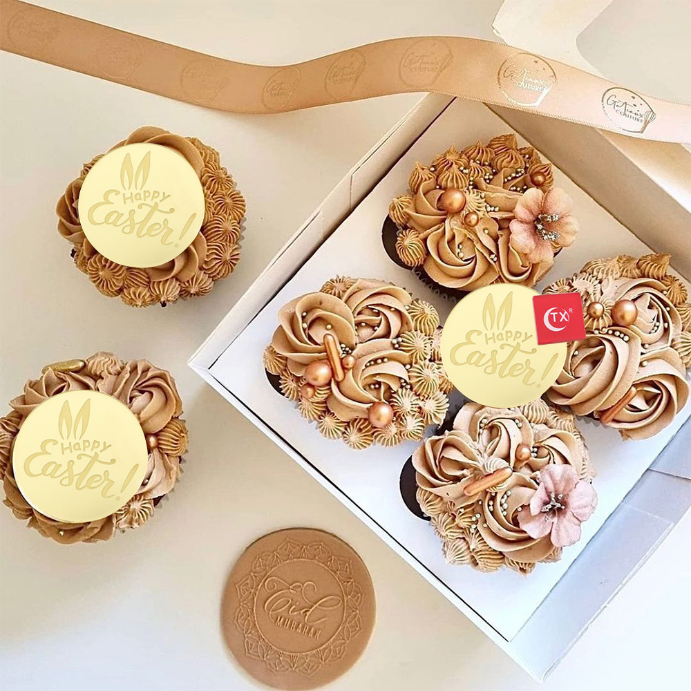 复活节兔子彩蛋装饰diy纸杯蛋糕插牌复活节蛋摆件复活节派对装扮