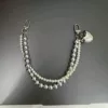 Подвеска-сердце из жемчуга и серебряных бусин, карточка