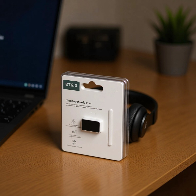 Cross-Border 6.0 Bluetooth-Adapter, treiberfrei, externer USB-Empfänger/Sender für Desktop-Computer (AAC)_voghion.com