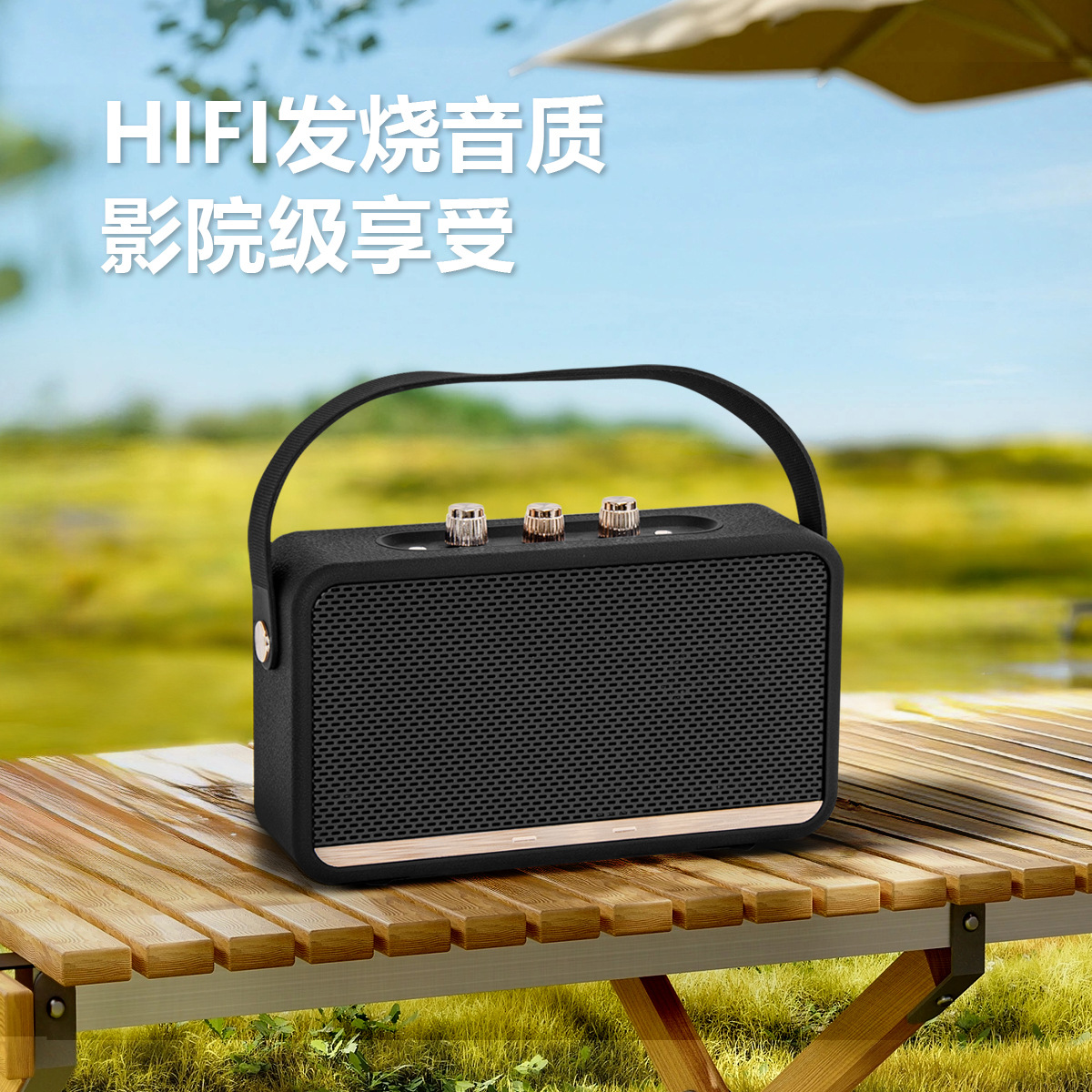 2025 nuevo altavoz Bluetooth inalámbrico W6 conveniente para exteriores fábrica de audio de subwoofer TWS transfronterizo portátil al por mayor