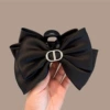 CD love satin bow grabbing clip