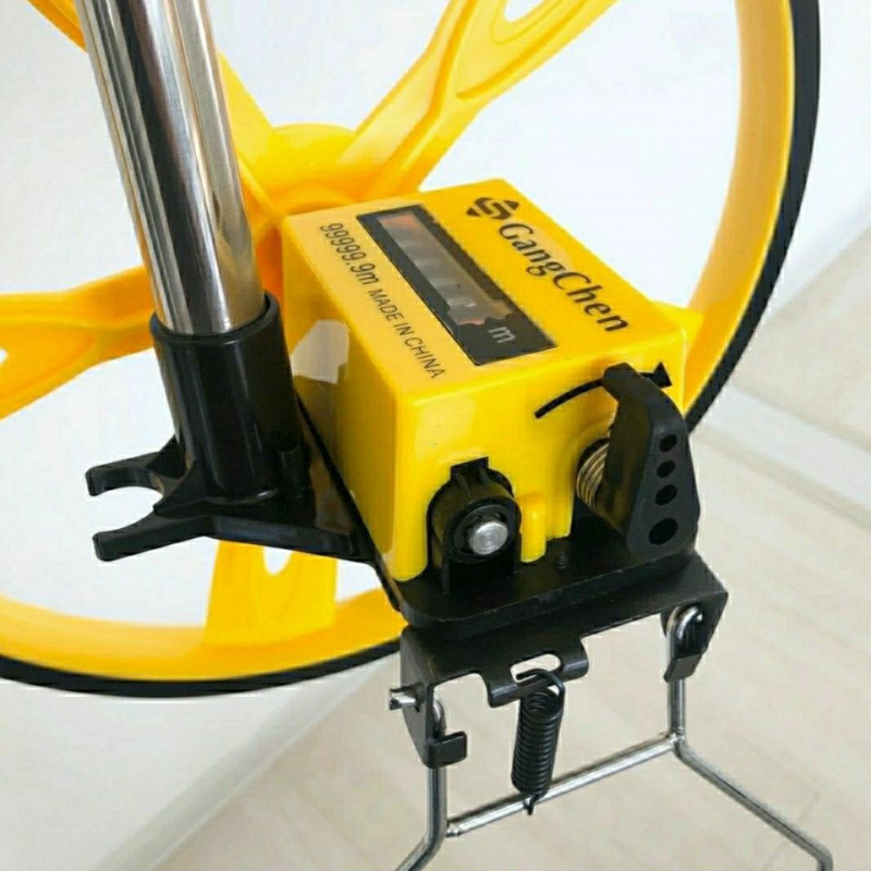 Hand-Push Roller Type Distance Measuring Wheel Mechanical Digital Digital Display Measuring Distance Measuring Instrument Meter Rolling Ruler Wheel