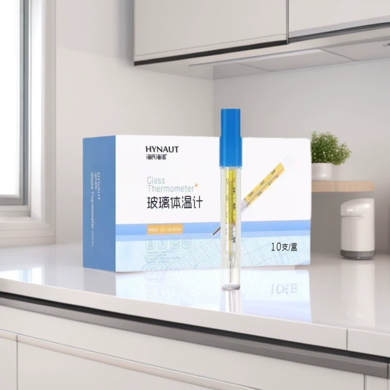 Термометр стеклянный Haishi Hainuo, классический ртутный термометр, большой, с внутренней шкалой, для измерения температуры подмышечного и орального отверстий