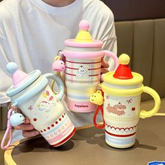 新款不锈钢网红冰霸杯女生高颜值大容量保温杯车载多巴胺冰霸杯