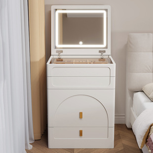Wholesale Cream Style Flip Dresser Bedroom Simple Modern Small 60cm Popular 50 Bedside Table Integrated Makeup