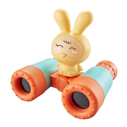 Children's Cartoon Telescope High 8x Telescope Whistle Baby Travel Adventure Binoculars Detachable Telescope Toy