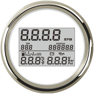 Çoxfunksiyalı 85mm Taxometr, Yağ/Su Səviyyəsi, Gərginlik, Təzyiq, Temperatur Ölçən