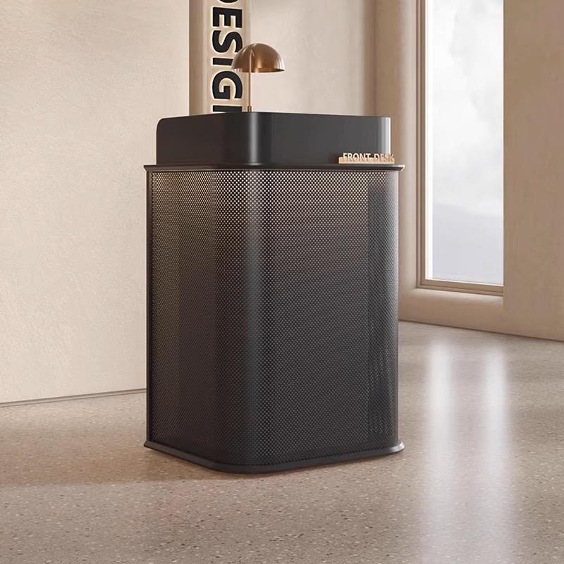 Shop Wrought Iron Small Front Desk Restaurant Reception Desk White Welcome Desk Cashier Bar Information Desk Entrance