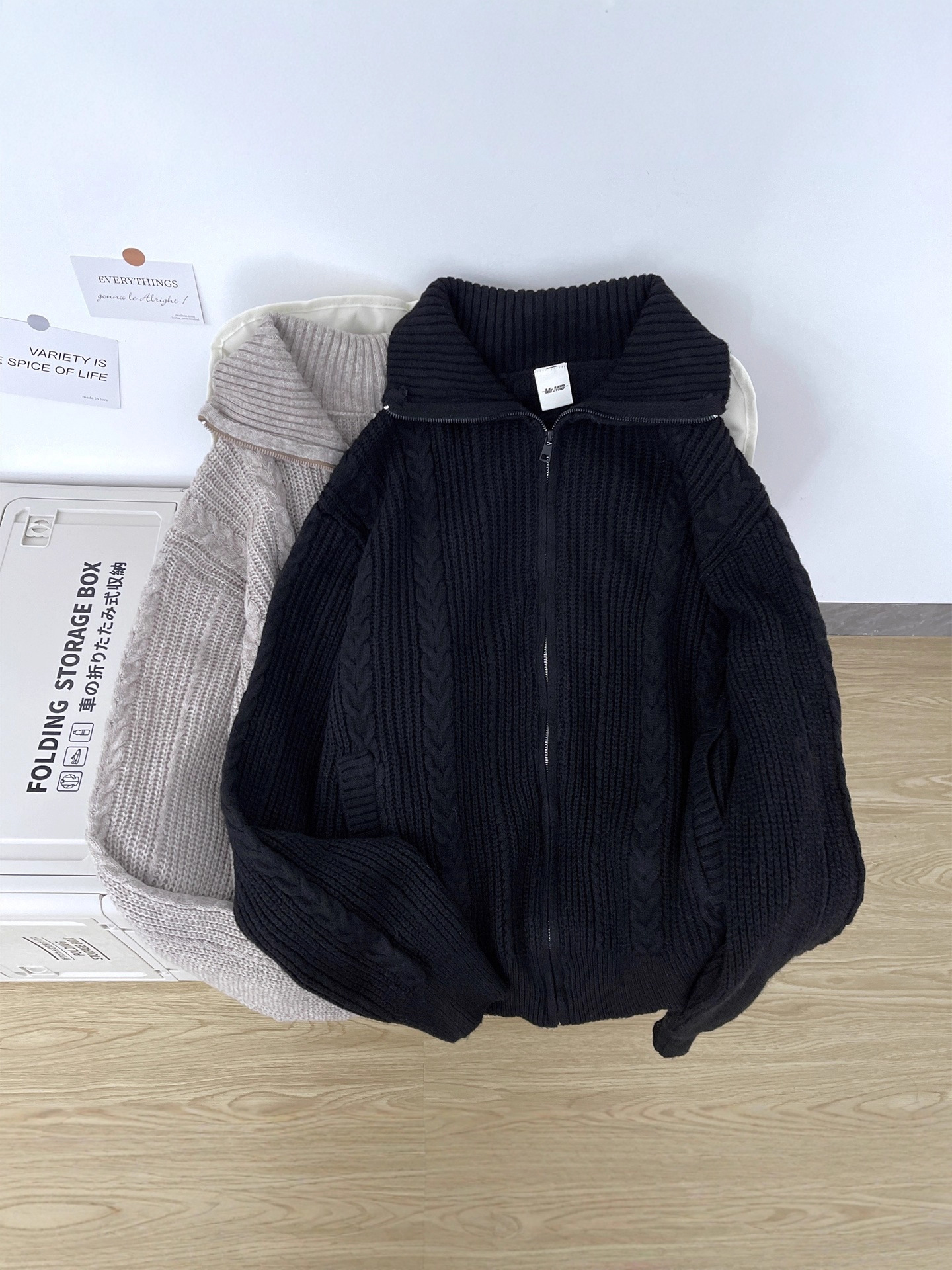 Cardigan retrógrado de trigo americano suéter chaqueta hombre y mujer otoño invierno cálido camisa de punto de manga larga chaqueta