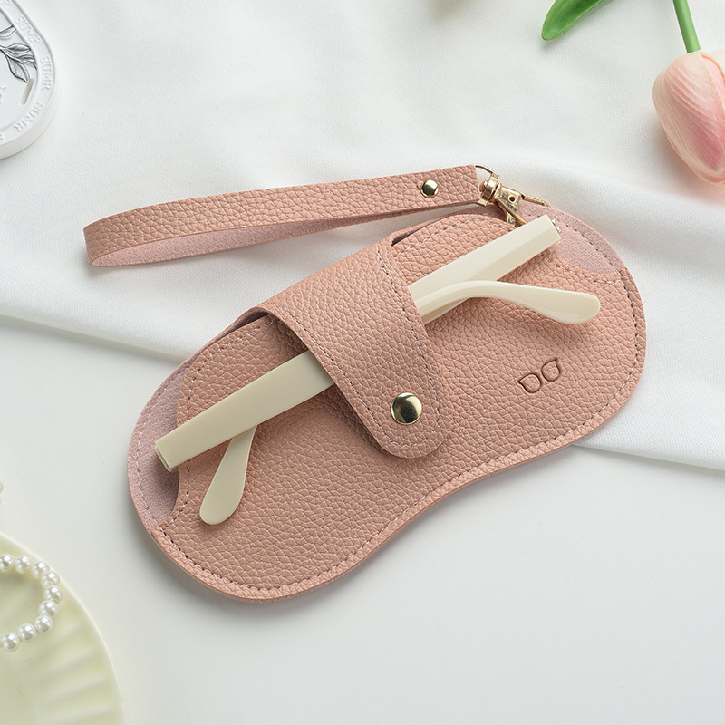 新しいファッション Pu レザーポータブルサングラス老眼鏡収納袋防塵ぶら下げ眼鏡サングラス収納袋|undefined