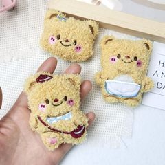 新商品の漫画のバターの熊のリュックサックの熊のブローチの人形の包みのペンダントの服装の携帯電話のケースの装飾のアクセサリの卸売り