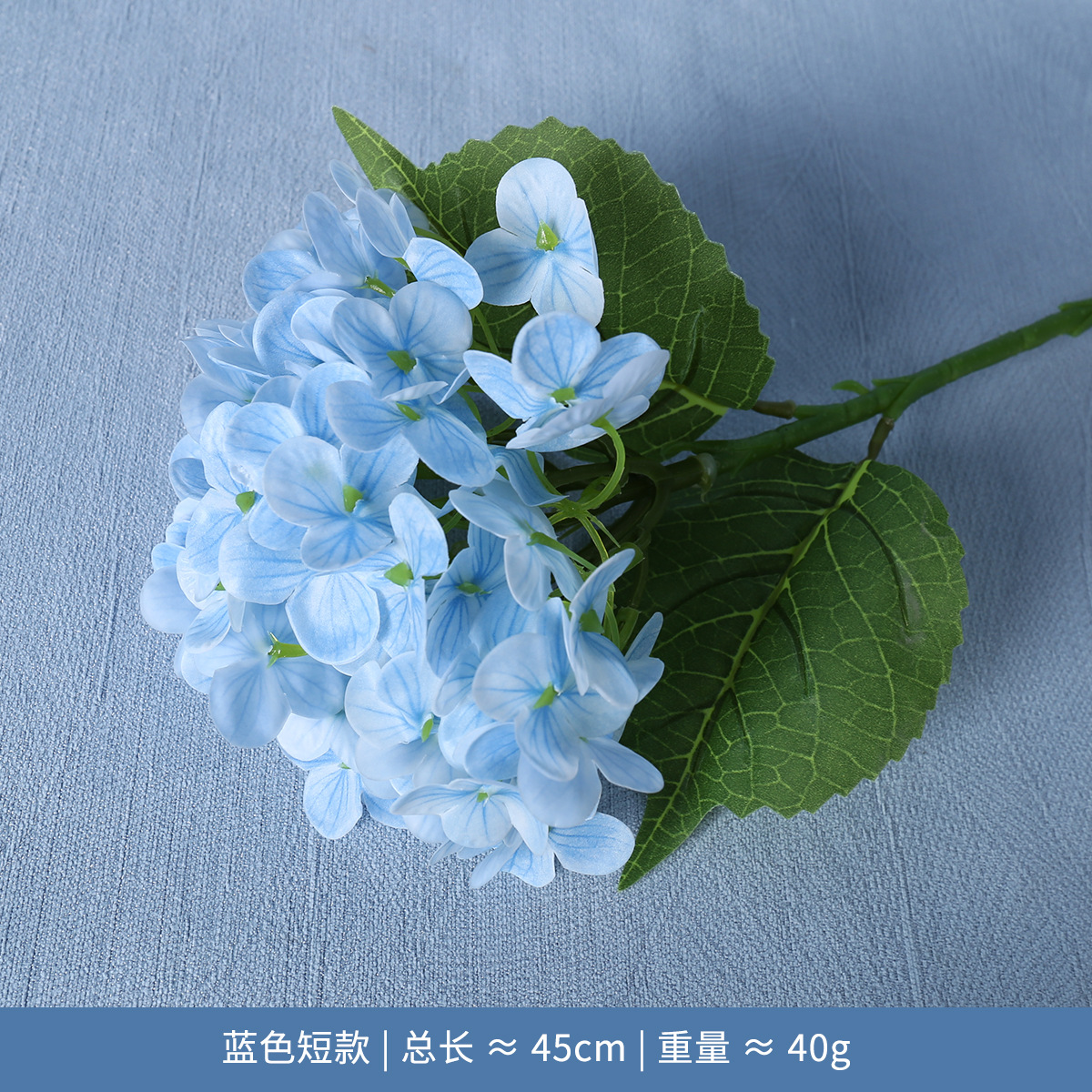 Sensación de la mano hortensias boda simulación flor rosa piruleta roja hortensias sala de bodas pared de flores hileras de flores flores flores falsas