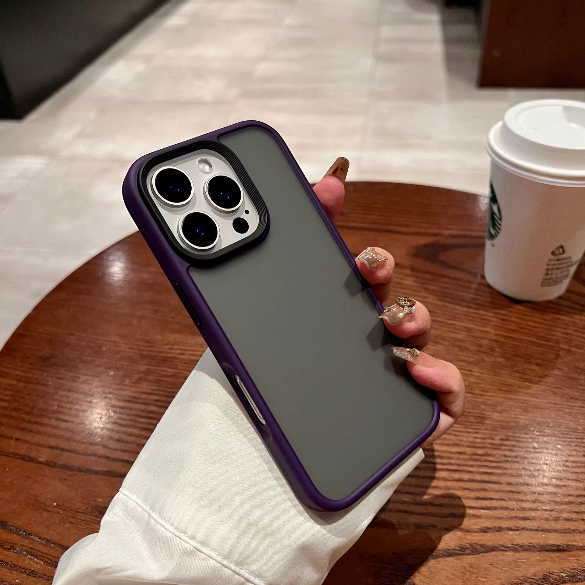 Apple iPhone 16 классический матовый чехол для телефона, совместим с Pro, защитный чехол