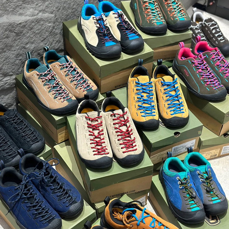 Keen Hiking Shoes, Suede Leather Casual Outdoor Sports Shoes, Breathable Travel Hiking Shoes for Young Men and Women, Couple Shoes
