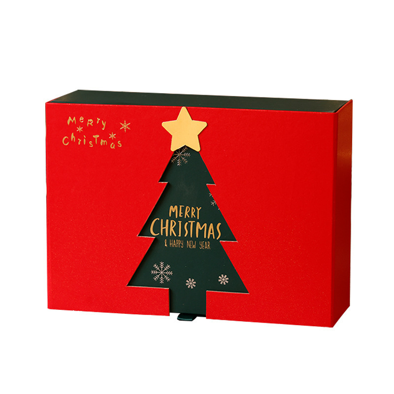 新しいダブルオープンクリスマスギフト包装ボックスクリスマスイブプレゼントサプライズ空箱クリエイティブクリスマスギフトボックス紙箱|undefined