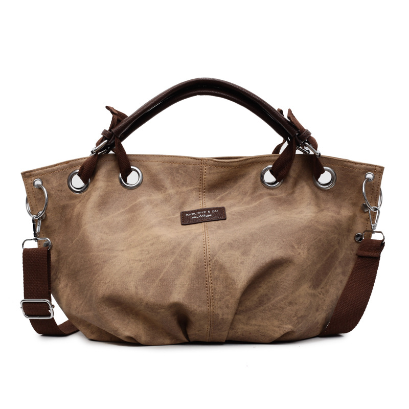 Bolso tote retro estilo Hong Kong 2025 verano nuevo estilo bolso de hombro de color de contraste de moda bolso de mensajero de gran capacidad mujer