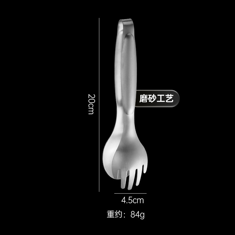 304 acero inoxidable mano clip de comida buffet clip de alimentos grueso pan clip de carne de barbacoa clip de ensalada