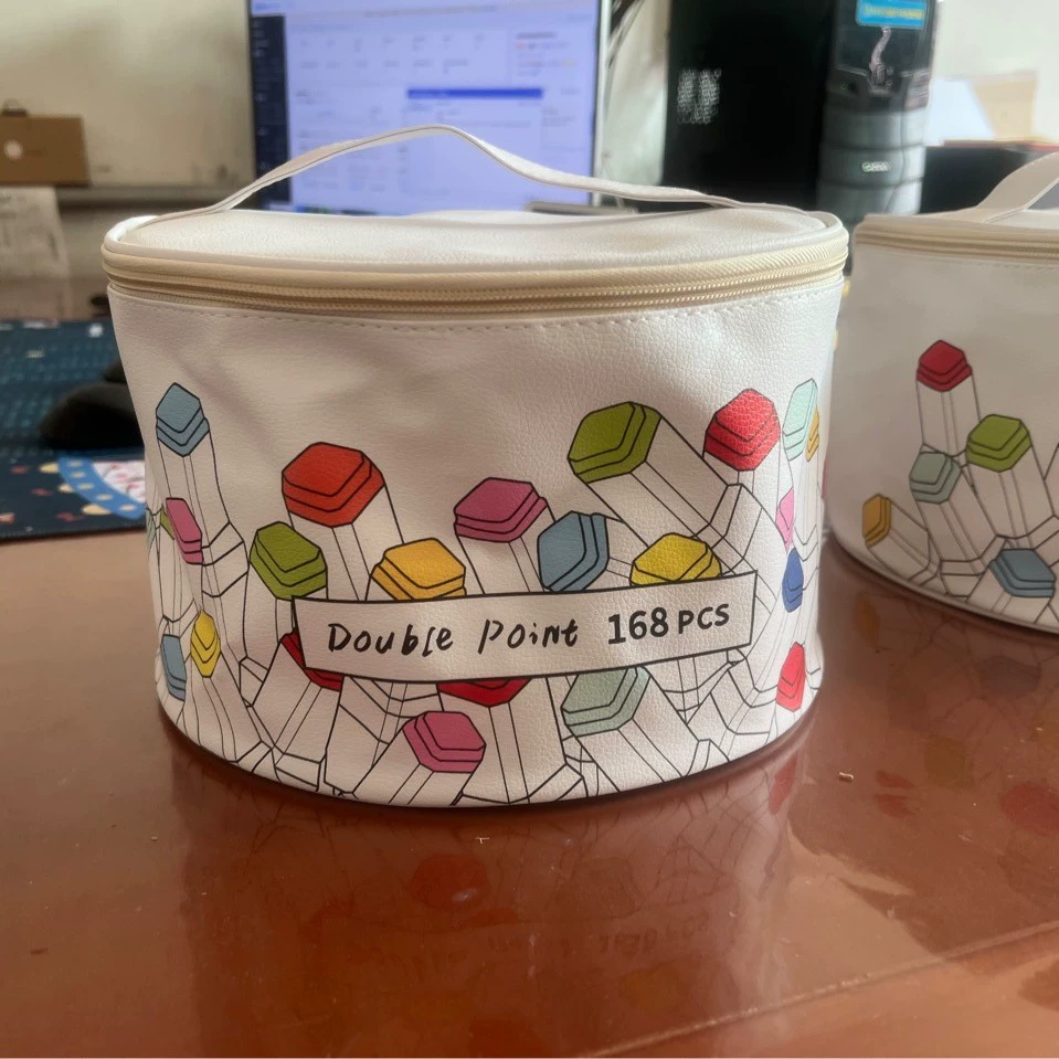 Прямая поставка с завода 2023 новая кожаная сумка для хранения маркеров большой емкости может быть настроена для всех спецификаций