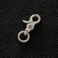 アインワース高級感彫刻型キーホルダーメーカー卸売りクロスボーダー重工質感ペンダントバックル