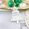 New laser marking Christmas happy baking cake decoration Christmas party Acrylic cake account