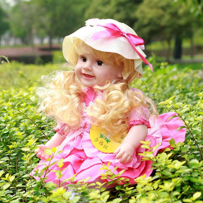 Speaking smart doll, realistic toy from soft rubber