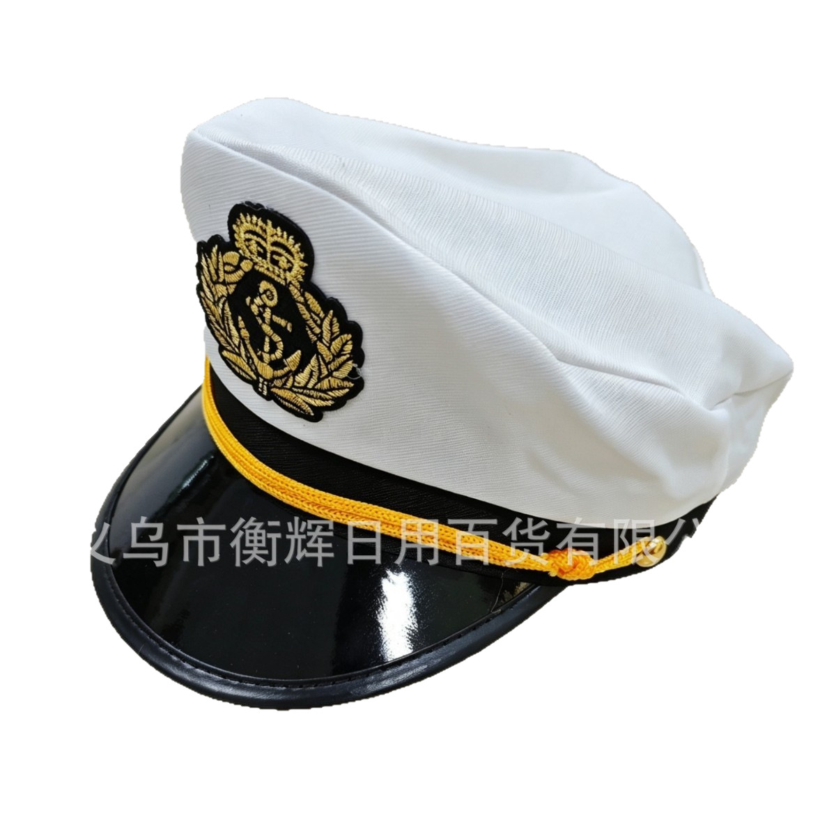 Sombreros de bordado transfronterizos blancos marineros niños sombreros navales espectáculos festivos sombreros de capitán sombreros uniformes image 6