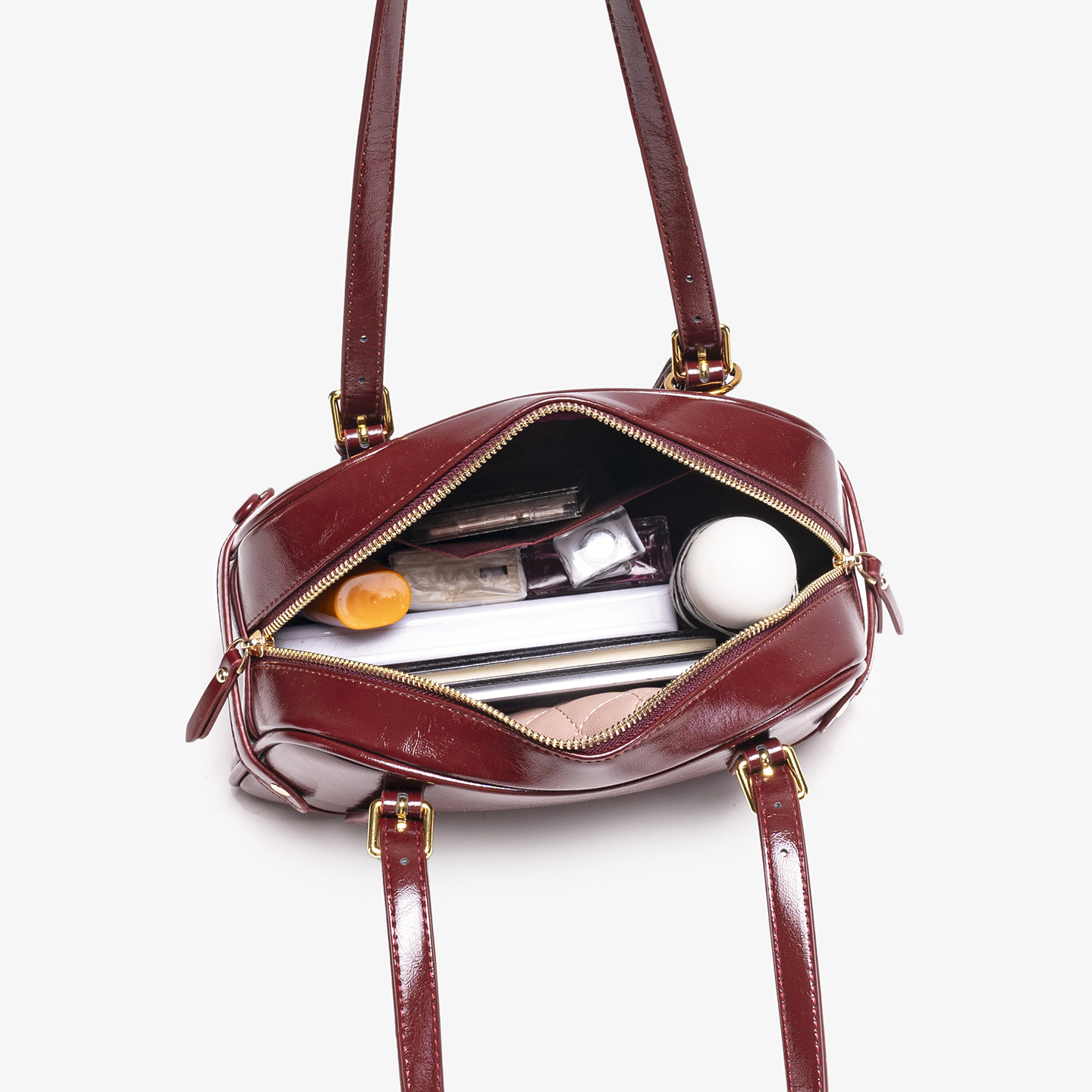 British Style Large Capacity Tote Bag Lightweight Shoulder Bag_voghion.com