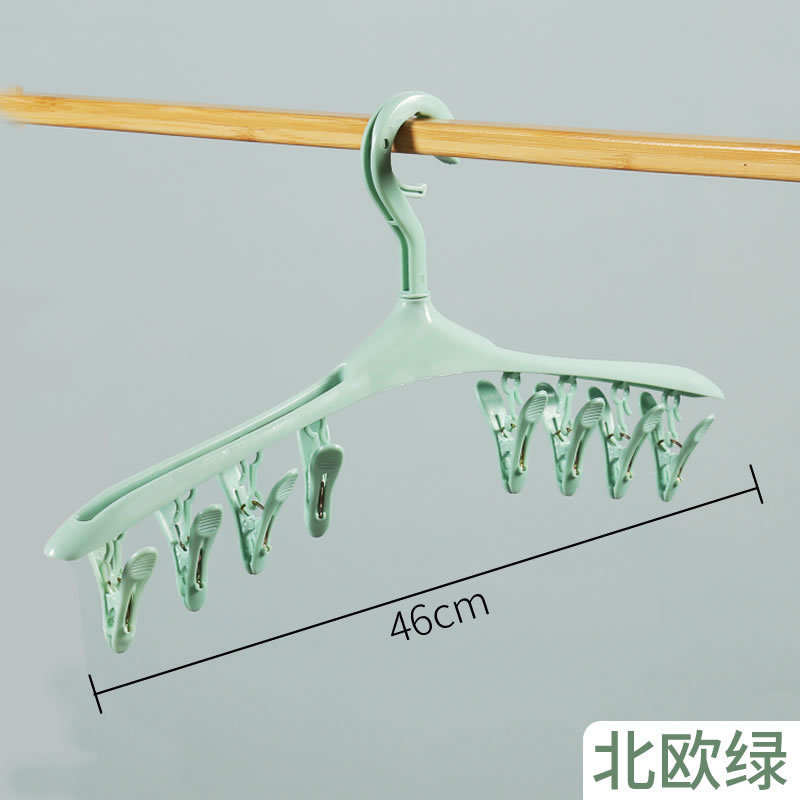 晒袜子神器多夹子晾衣架家用阳台多功能折叠内衣内裤袜子夹晾晒架|undefined