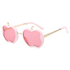 Apple, children's fashionable sunglasses, decorations solar-powered, cute glasses, Korean style