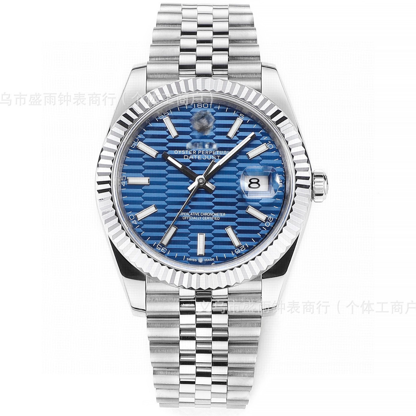 Laojia Men's Datejust Automatic Mechanical Watch Oyster Steel Strap Men's Diamond Sapphire Single Calendar Couple Watch