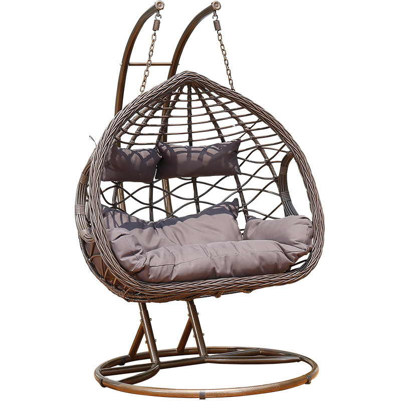 Cesta colgante, silla de mimbre, silla perezosa, mecedora, balcón, columpio, silla de cuna, patio, silla colgante doble, hamaca interior, araña doméstica