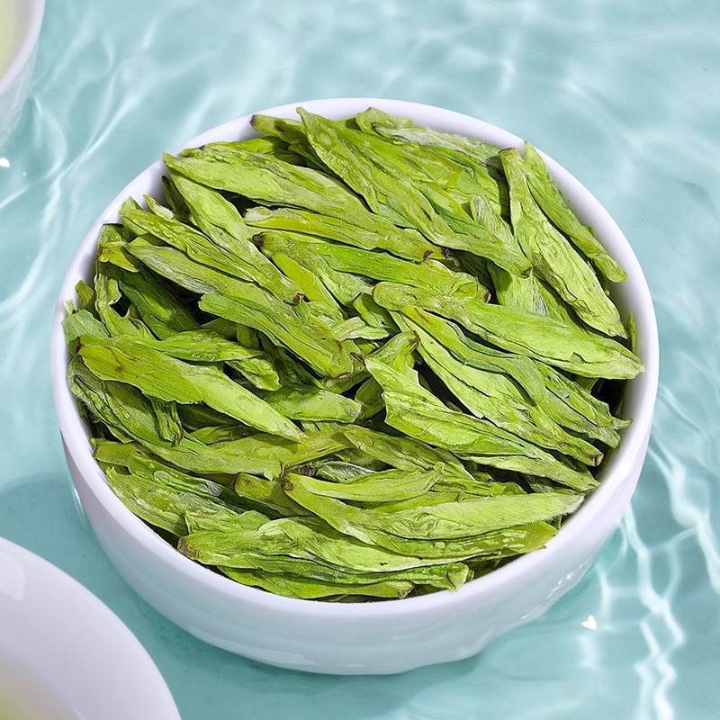 新茶 本物の明前龍井茶 特級茶 杭州地域緑茶 春茶 バルク缶 500g|undefined