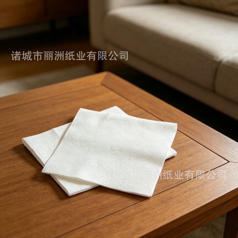 Thickened napkins made from virgin wood pulp, square napkins for Western restaurants and steak shops, commercial napkins in stock