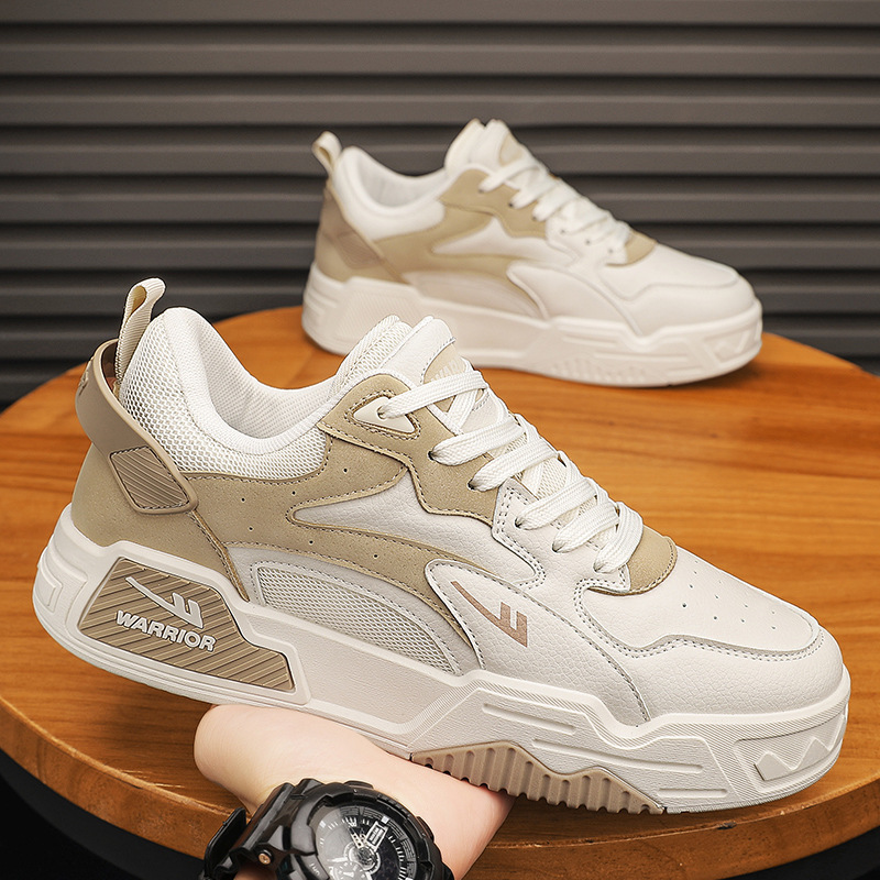 Huili estilo universitario americano popular zapatos de estudiantes transpirables cómodos zapatos de suela gruesa color de trabajo zapatos de viaje de negocios para hombres